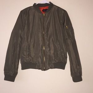 Green Bomber Jacket